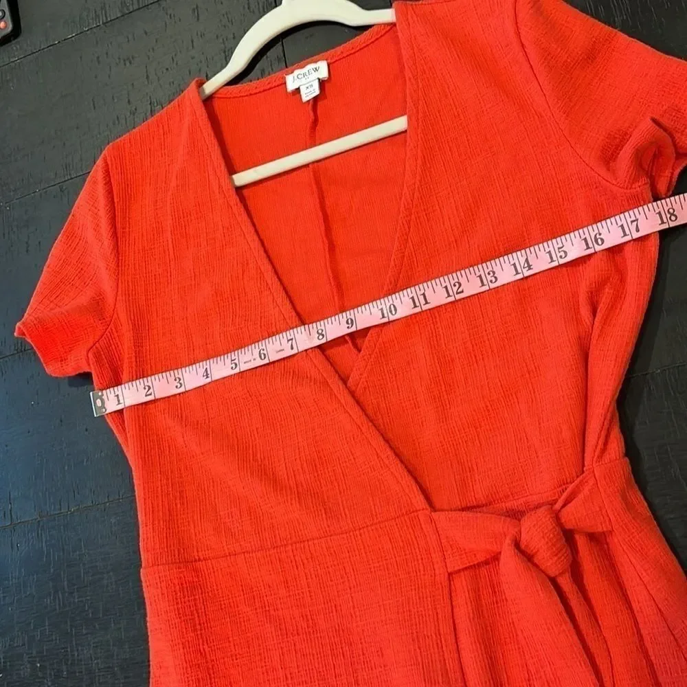 J. Crew Factory Textured Knit Wrap Dress Size XS